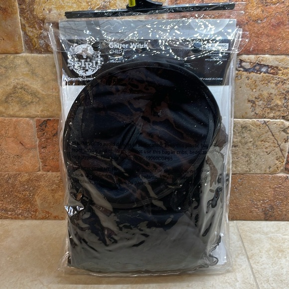 Spirit Child Halloween Costume Girl Glitter Witch Kids Event Size M 8-10 Black - Picture 12 of 13